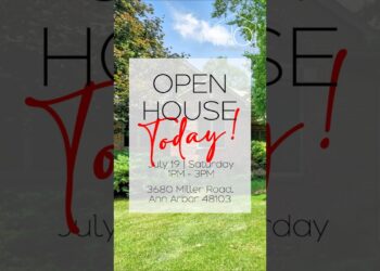 OPEN HOUSE TODAY!!! 🏡 #OpenHouse #AnnArbor #Michigan #Shorts