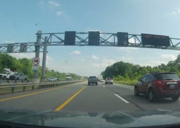 Driving from Brighton to Ann Arbor,  Michigan