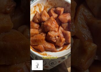 Chicken Chunks #tandoori  #food #howto #cooking #trending #annssugarland #shorts #shortsfeed