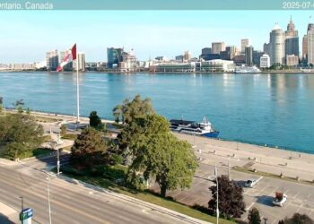 Windsor, Ontario, Canada | Detroit Skyline, Michigan, USA