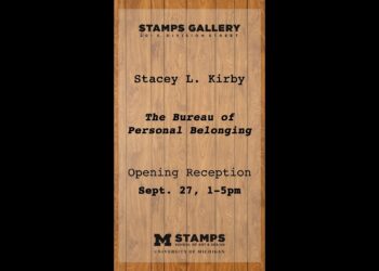Stacey L. Kirby: The Bureau of Personal Belonging (Ann Arbor Edition) at Stamps Gallery