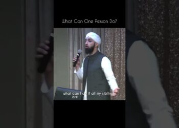 What Can One Person Do? | Mufti Abdul Wahab Waheed