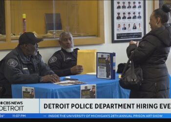Detroit Police Department hiring event