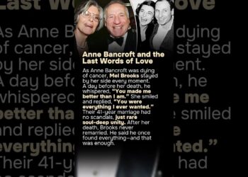 Anne Bancroft and the Last Words of Love