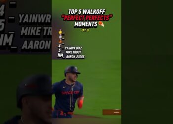Tío 5 walkoff perfect perfects moments #mlb #mlblb #baseball #perfect #walkoff |Pt3
