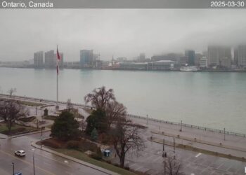 2025-03-29 Evening | Windsor, Ontario, Canada | Detroit Skyline, Michigan, USA