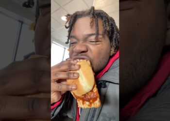 Trying @McDonalds McRib for the first time #explorepage #mcdonalds #foodies  foodreview #trending