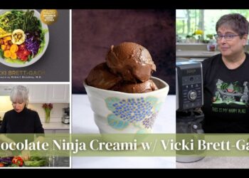 Ninja Creami Chocolate Ice Cream with Vicki of Ann Arbor Vegan Kitchen