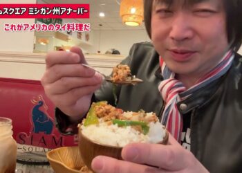 【衝撃】これがアメリカのタイ料理だ〈Siam Squareアナーバー〉【電話】+17349754541 【住所】883 W Eisenhower Pkwy, Ann Arbor, MI 48103
