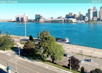 2025-07-02 Evening | Windsor, Ontario, Canada | Detroit Skyline, Michigan, USA