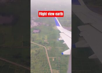 Flight window seat view Chhattisgarh  #shorts