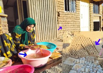 Real Story of a Lonely Nomad Mother | Washing Wheat, Hope, and Life in the Mountains