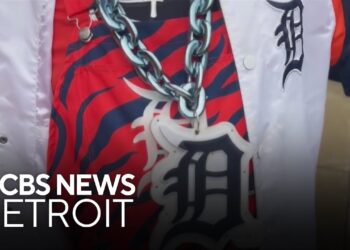 Detroit Tigers fans flock to Comerica Park for playoff series
