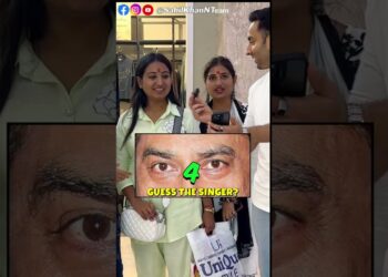 🤩 Tried Guess The Singer By Their Eyes Challenge In Public For Pizza 🍕🍕 #sahilkhannteam