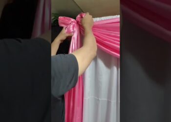 CRUMPLED DESIGN DIY BACKDROP DESIGN IDEAS #backdropdesign