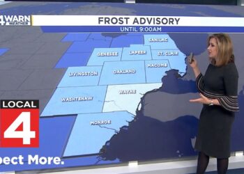 Metro Detroit weather forecast Oct. 9, 2025 — 6 a.m. Update