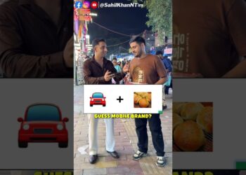 Guess The Mobile Brand By Emoji Challenge For Amazing Cheese Pizza 🤩🍕 #sahilkhannteam #sahilkhannt