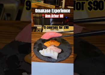 New Omakase Restaurant in Ann Arbor Michigan. $90 for 9 courses