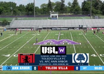 AFC Ann Arbor Women's vs Toledo Villa FC 6/29/25