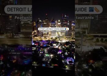 Check out these 10+ late-night restaurants in Detroit 🌃🤤 #Detroit #Dining #2025