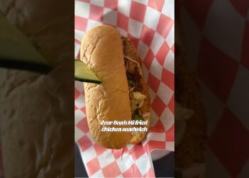 Best Fried Chicken Sandwich in Ypsilanti, Michigan #Shorts #Travel #Food #AnnArbor #Ypsilanti