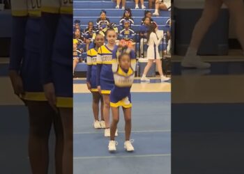 Her Jumps Are Unbelievable at her age. #cheer #competition