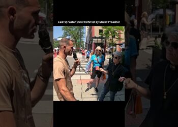 LGBTQ Pastor VS Street Preacher 😱🏳️‍🌈 #faith #christian #jesuschrist