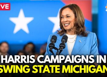 Kamala Harris LIVE: Harris and Walz Campaign on Michigan Swing State | Maggie Rogers | Trump | N18G