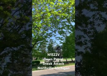 N1522V No Radio Dawn Patrol Northville MI #aerialstalker #aviation #flying #generalaviation