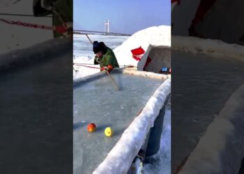 Cold Player #shorts #pool #billards #alaska #sports #frozen #bowandarrow #funny #comedy #fun #good