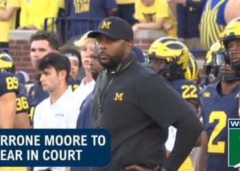 Sherrone Moore to appear in court tomorrow