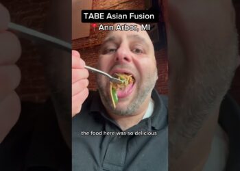 EXPLOSION of flavors & senses in Ann Arbor!  Tabe Asian Fusion is a unique dining experience #sushi