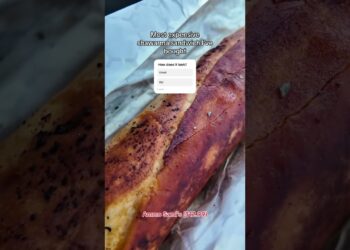 This viral shawarma sandwich sells out almost daily #detroit #pizza #food #foodreview #foodlover