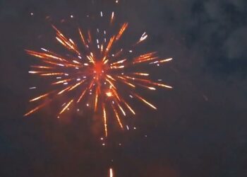 Ann Arbor's Burns Park neighborhood fireworks 2024