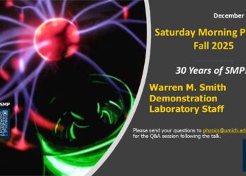 Saturday Morning Physics – 30 Years of SMP! (Family-Friendly Event)