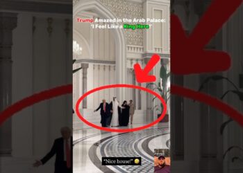 Trump Amazed in the Arab Palace:'I Feel Like a King Here! 😳🫡 #donaldtrump #trump #trumpnews #maga
