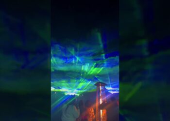 Aurora Borealis Festival Laser Show Recap 🌠🌌💙