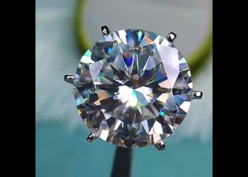 This Stunning 15ct D Color Brilliant Cut Moissanite Ring is All You Need for That Special Moment