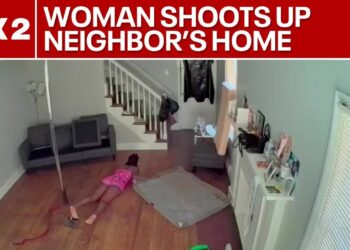 Detroit woman shoots up neighbor’s home