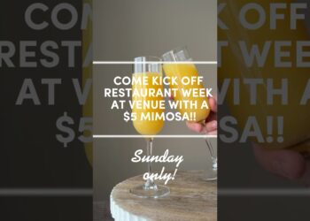 Come kick off Ann Arbor Restaurant Week at Venue with a $5 Mimosa!! #annarbor #restaurant