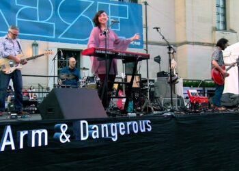 Erin Zindle & The Ragbirds,  Ann Arbor Summer Festival “Arm & Dangerous”