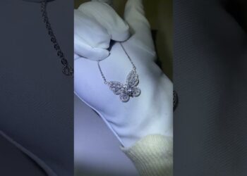Can This 1 Carat Moissanite Butterfly Pendant Make You Feel Like a Queen?