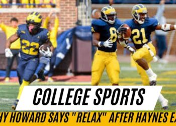 Michigan RB Panic? Why Howard Says “Relax” After Haynes Exit