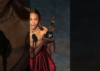 Zoe Saldaña’s Oscar Win and Apology 2025 03 03 #breakingnews #trending #trendingshorts #viralvideo