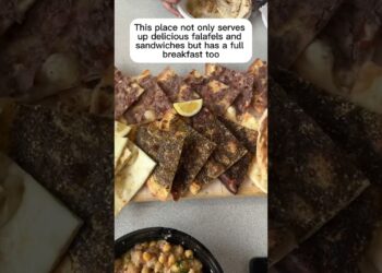 Lebanese Breakfast #detroit #ytshorts  #foodreview #halal