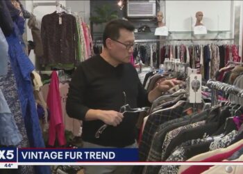 Vintage fur trend