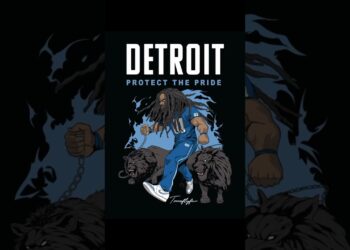 DETROIT: Protect The Pride 🦁 #detroit #detroitlions #tshirt #tshirtdesign #artist