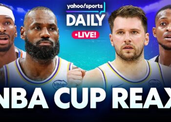 DOMINANT Thunder Roll, Lakers Routed by Spurs + Michigan FIRES Sherrone Moore | Yahoo Sports LIVE! 🔴