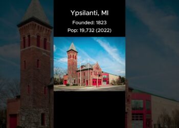 Random US Towns: Ypsilanti, MI #shorts