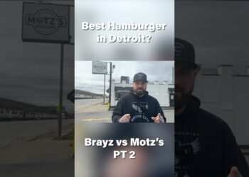 Best Hamburger in Detroit? Brayz vs Motz’s! Part 2 #american #food #foodreview #detroit